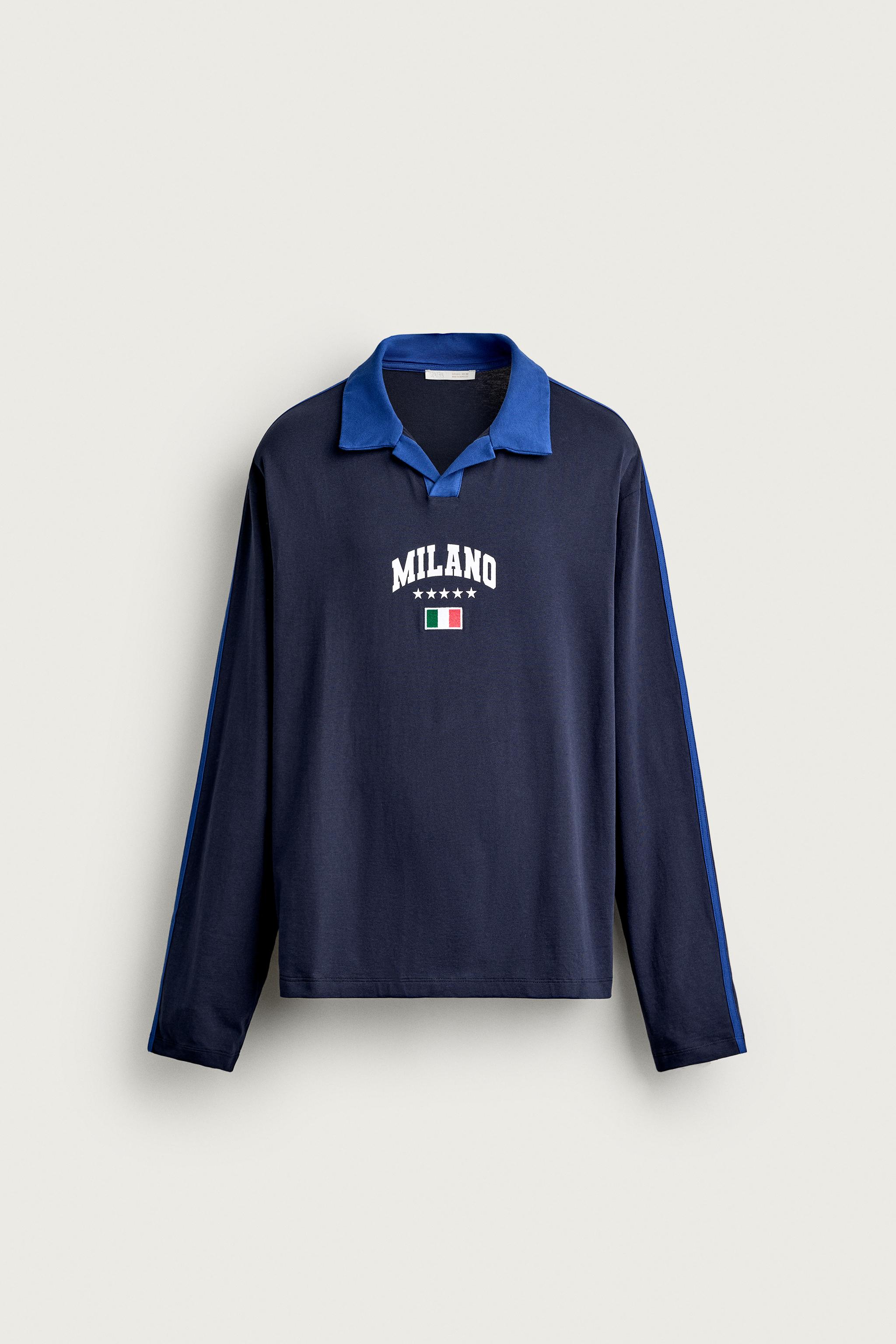 RELAXED FIT FLAG POLO SHIRT