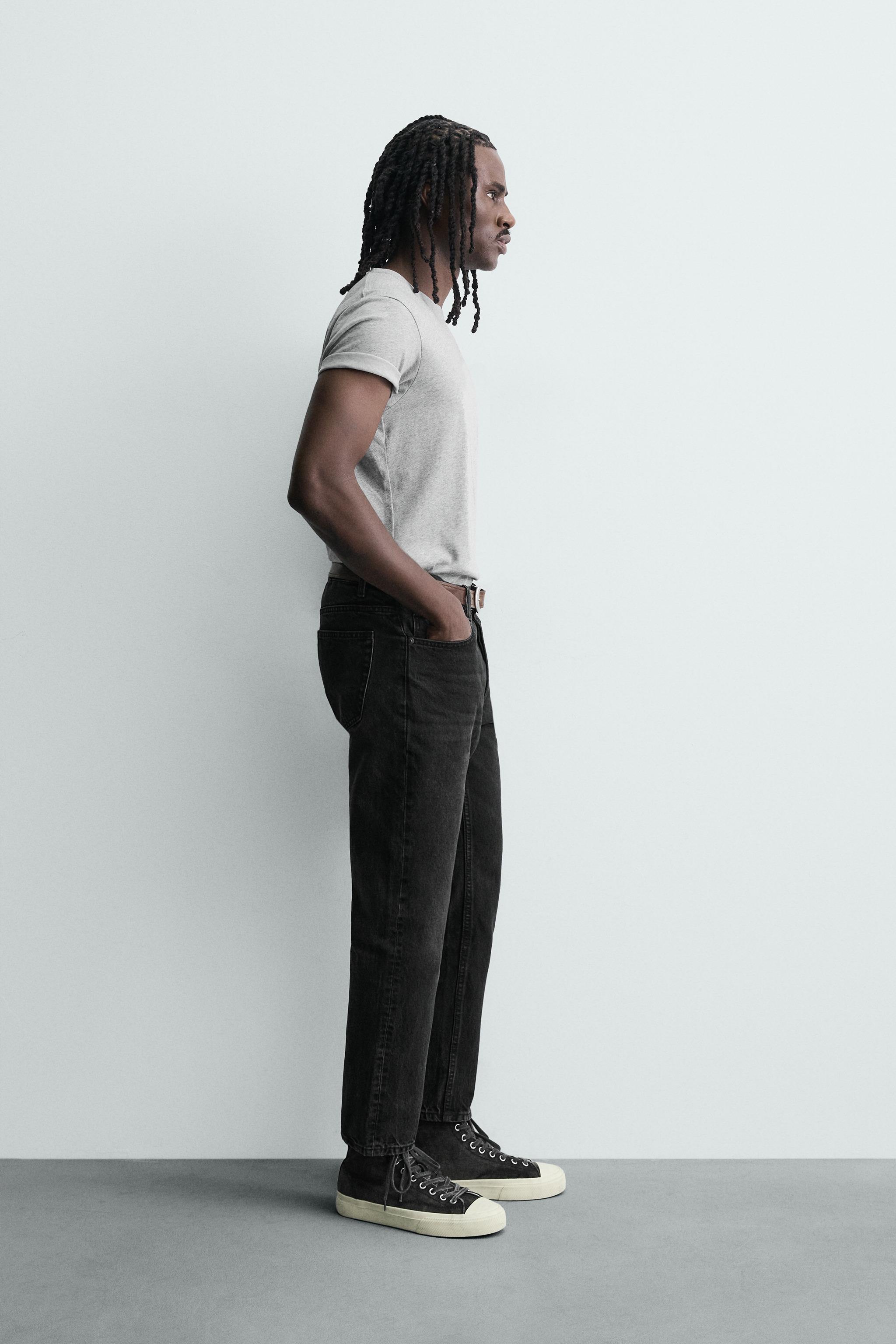 SLIM CROPPED FIT JEANS