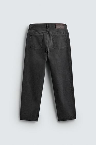 JEAN RELAXED STRAIGHT FIT - Gris moyen de Zara - Image 8