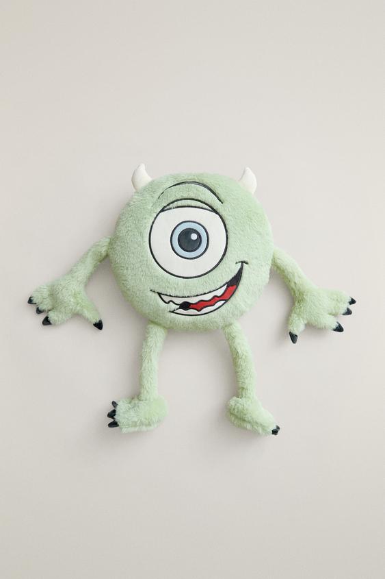 KIDS’ MIKE WAZOWSKI MONSTERS, INC. ©DISNEY/PIXAR CUSHION - Green by Zara - Image 0