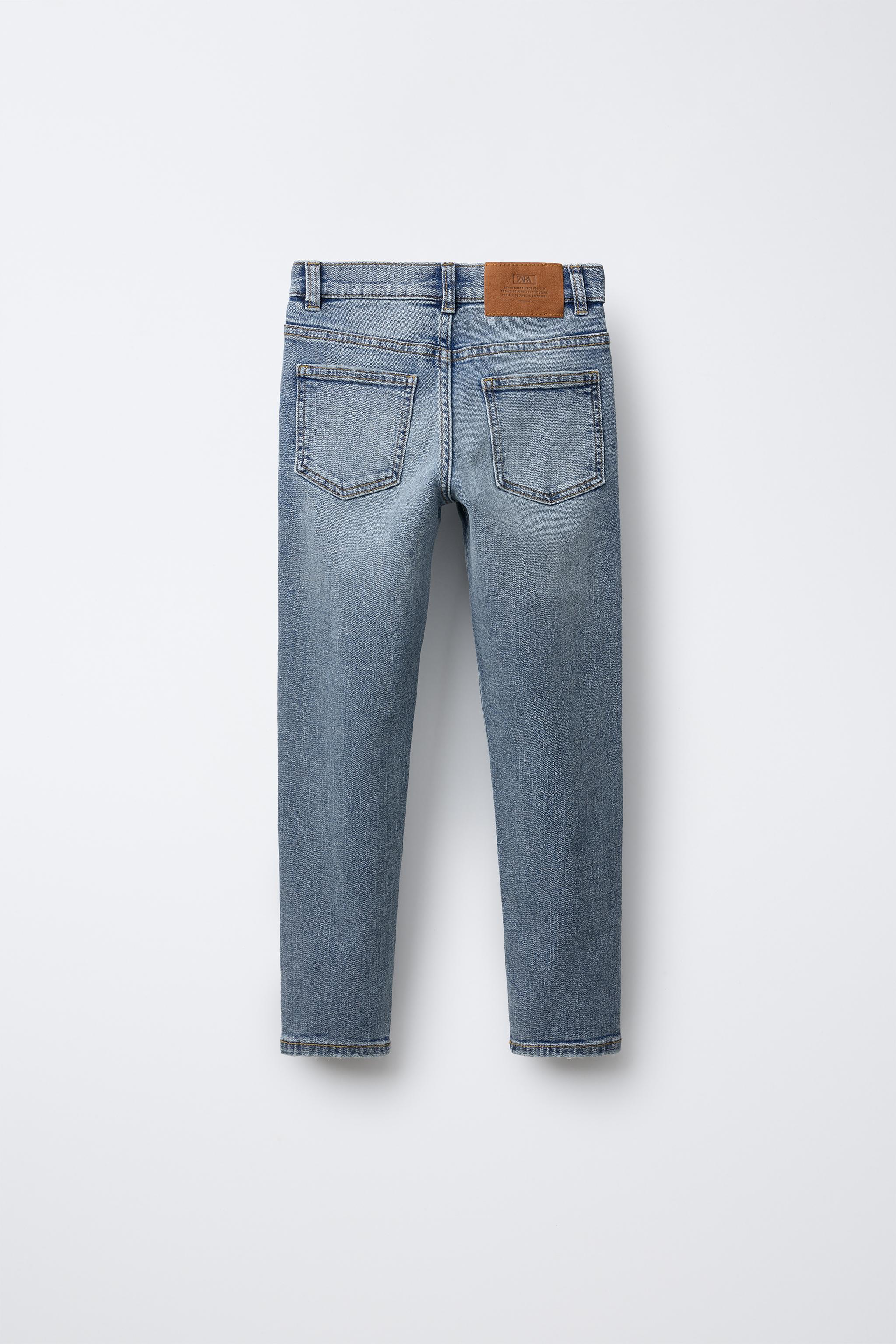 Slim Fit Jeans Jeans Zara Homme Skinny ZARA Mens Ripped Cropped