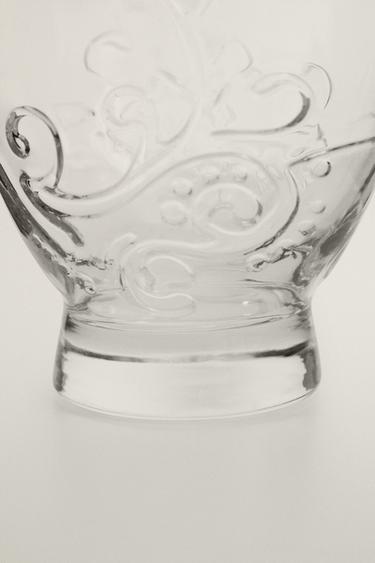 VERRE RELIEF FLORAL - Transparent de Zara - Image 3