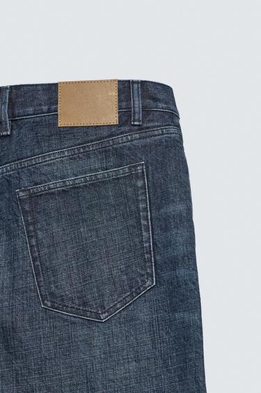 JEAN SELVEDGE COUPE DÉCONTRACTÉE CHEVILLE - Bleu marine de Zara - Image 10