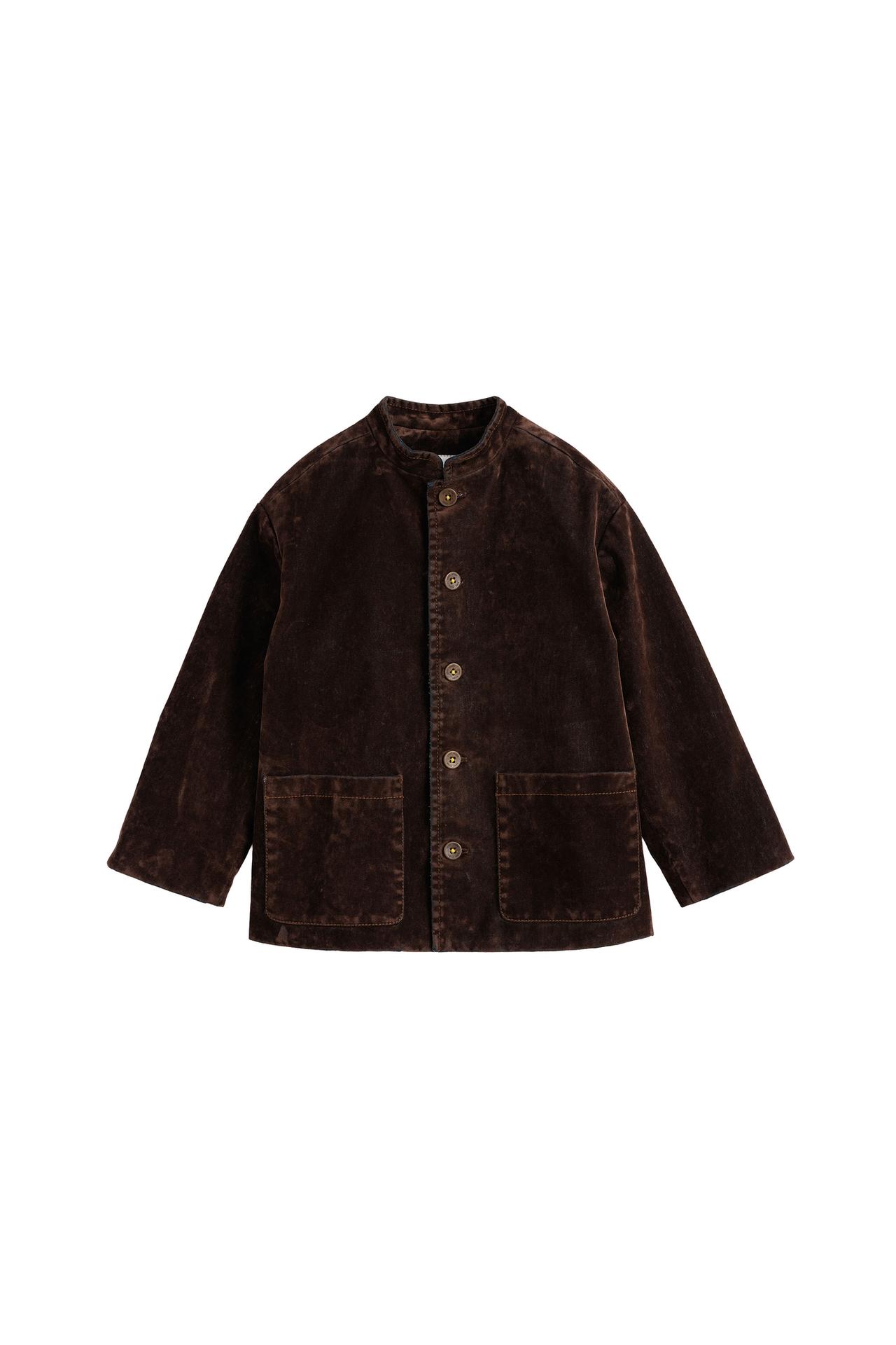 LIMITED EDITION VELVET JACKET WITH DENIM FINISH