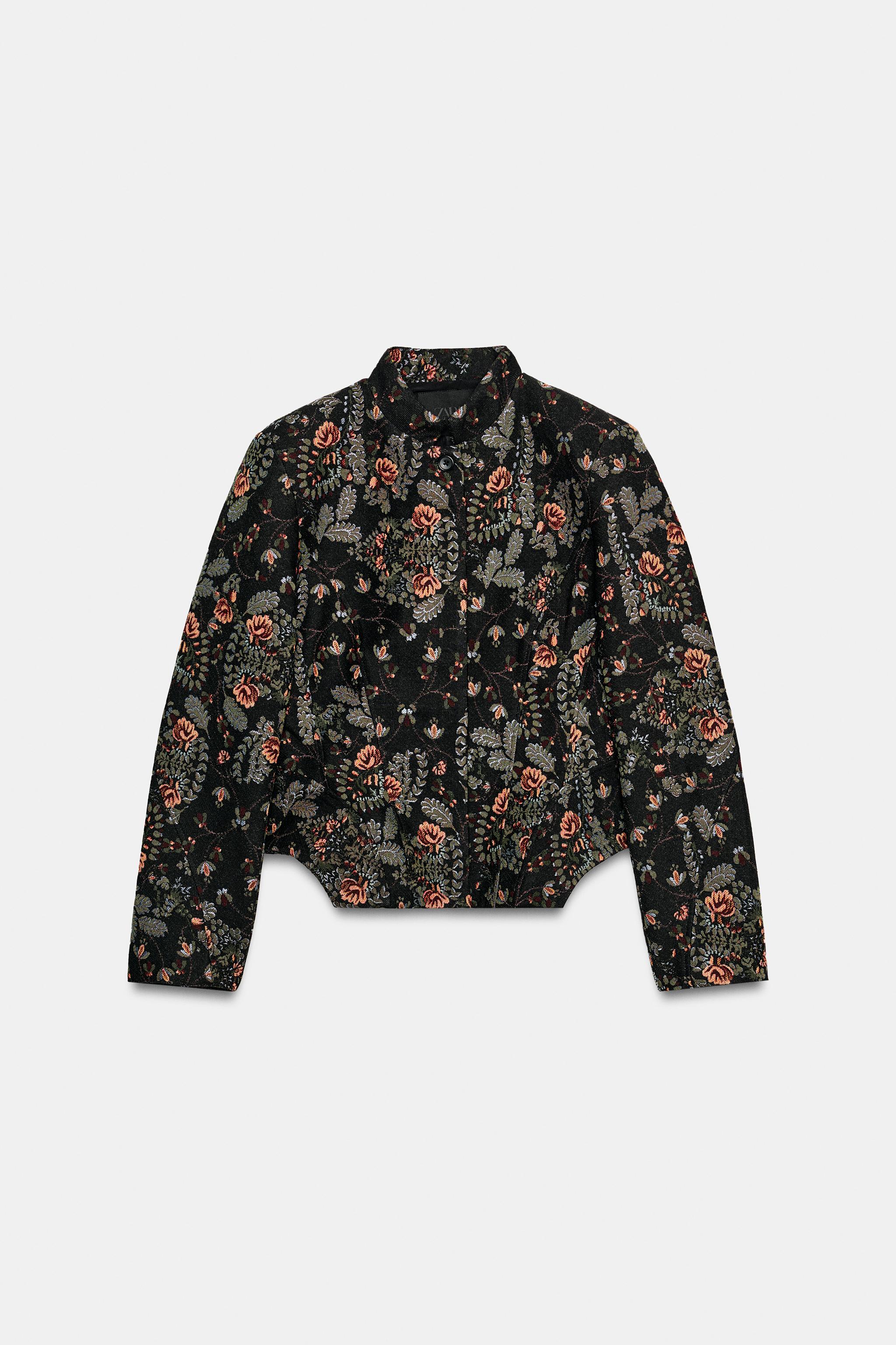 Женские куртки Zara ZW COLLECTION PEPLUM JACKET — фото 3