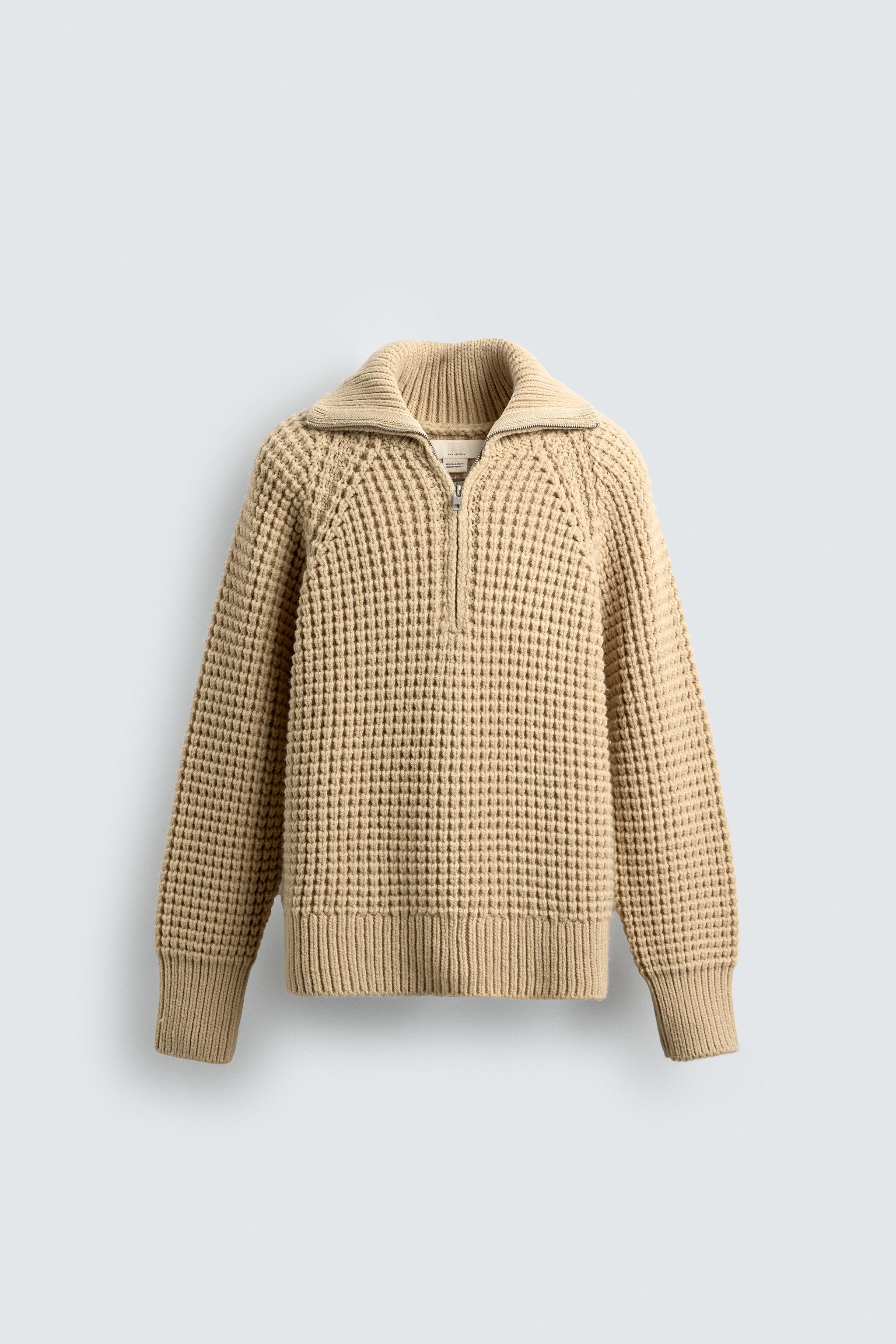 LIMITED EDITION WAFFLE KNIT SWEATER
