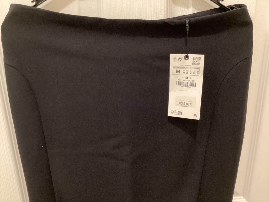 WOOL BLEND PENCIL SKIRT LIMITED EDITION - Image 4