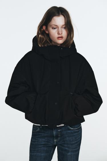 CHAQUETA ACOLCHADA WINDPROOF WATER REPELENT - Negro de Zara