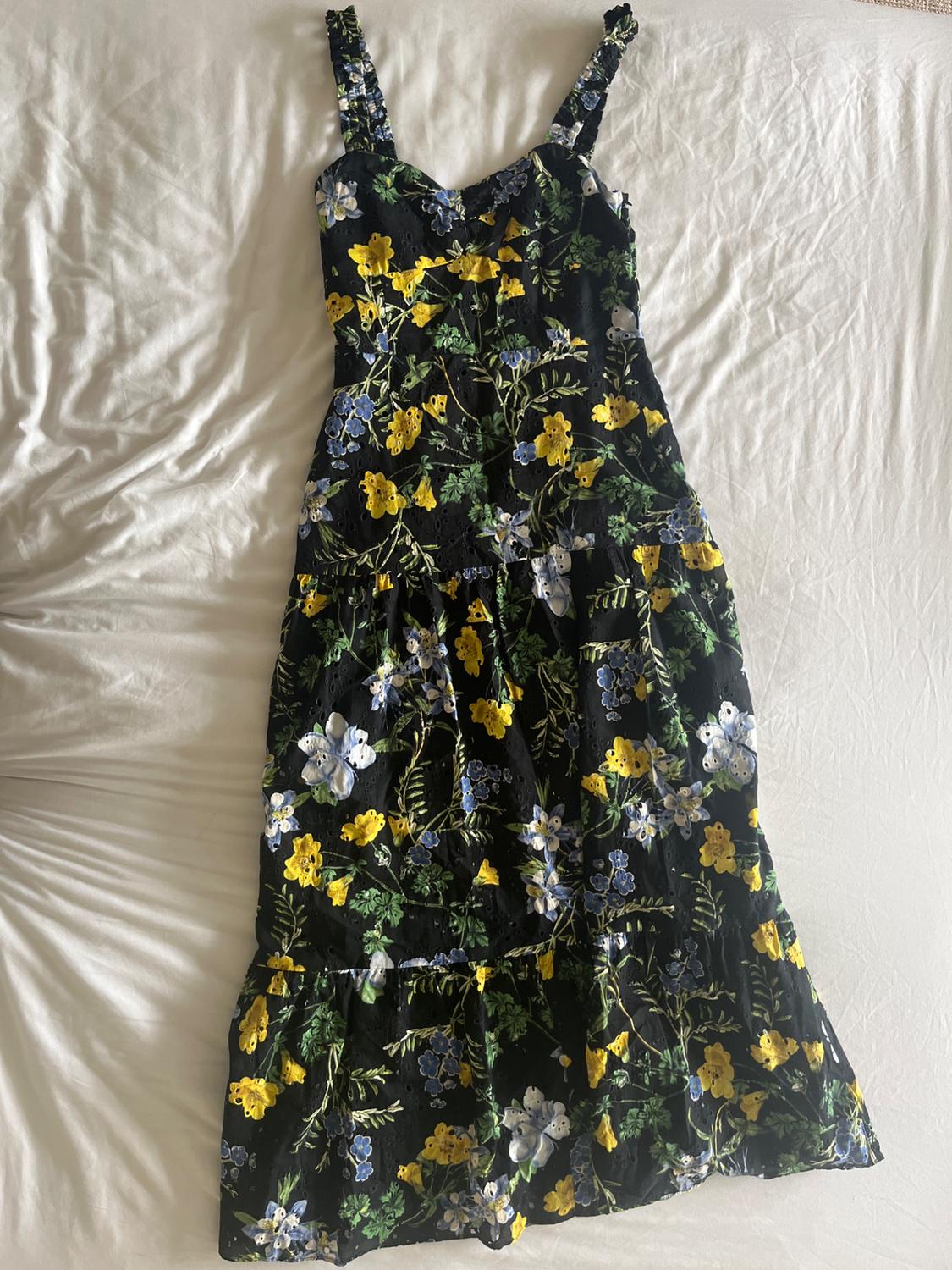 FLORAL PRINT MIDI DRESS - Image 3