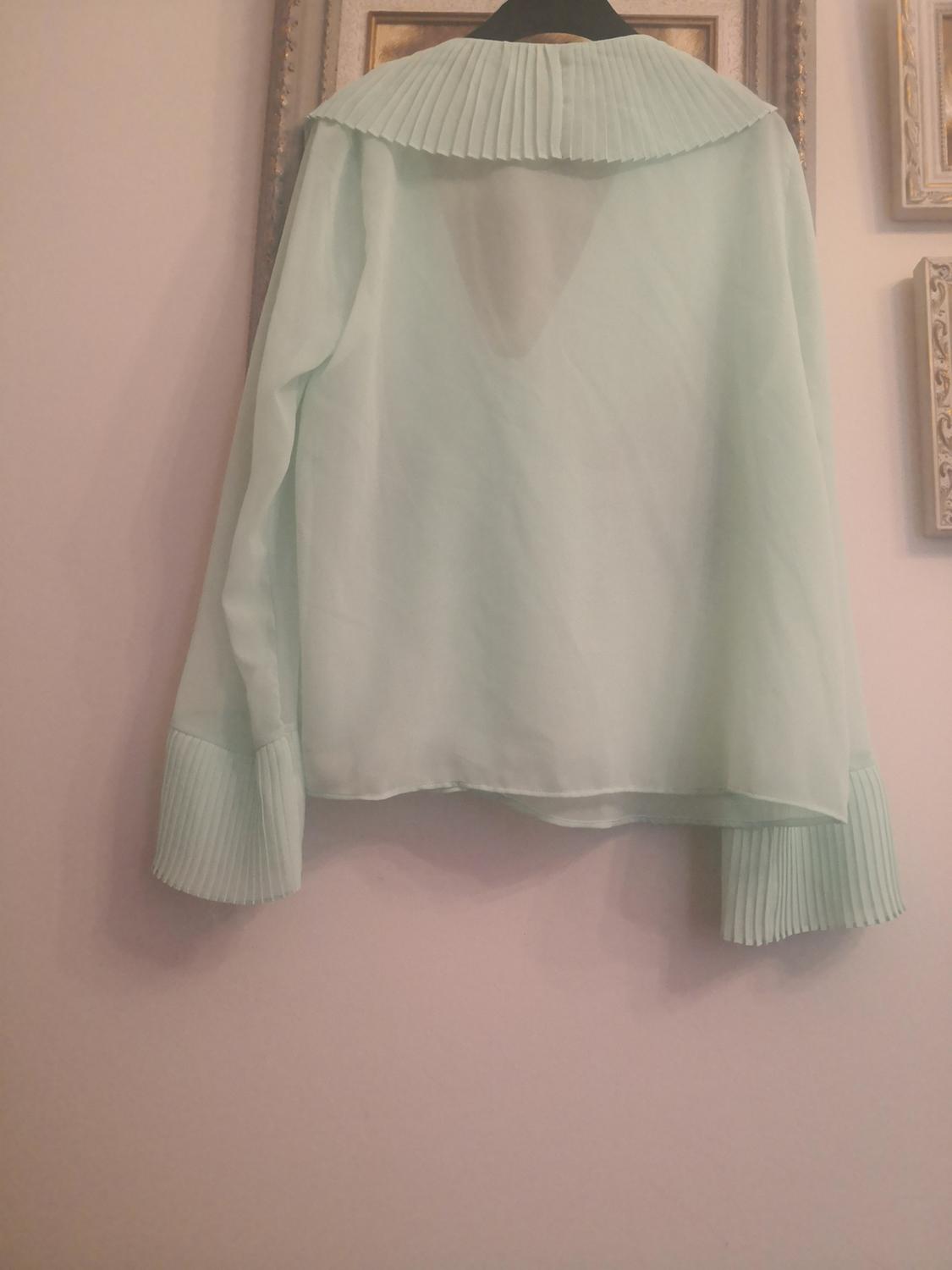 COMBINED RUFFLED BLOUSE - Image 4
