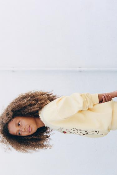 SWEAT IMPRIMÉ - Jaune de Zara - Image 5