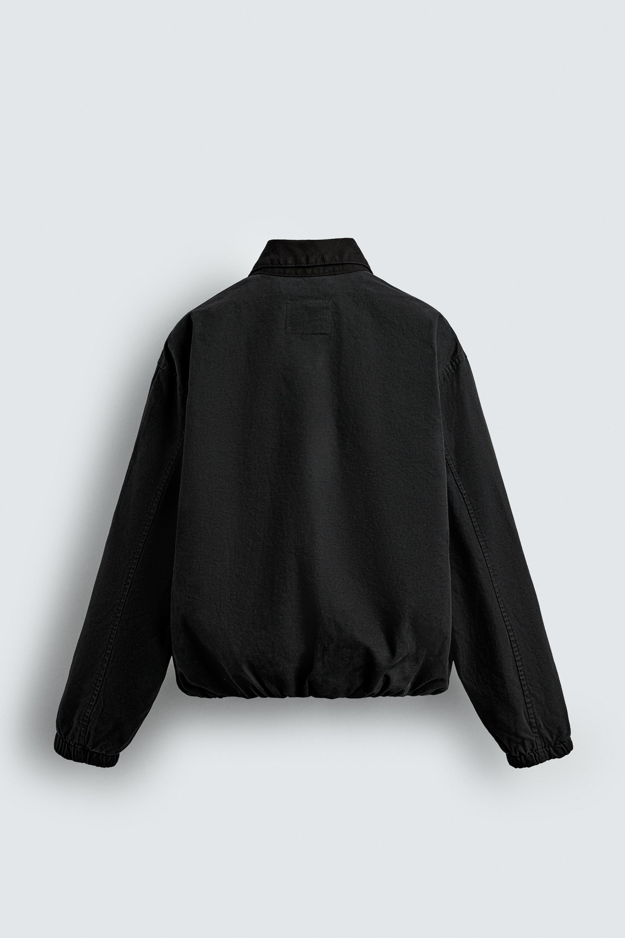 VESTE COUPE DÉCONTRACTÉE FERMETURE ÉCLAIR