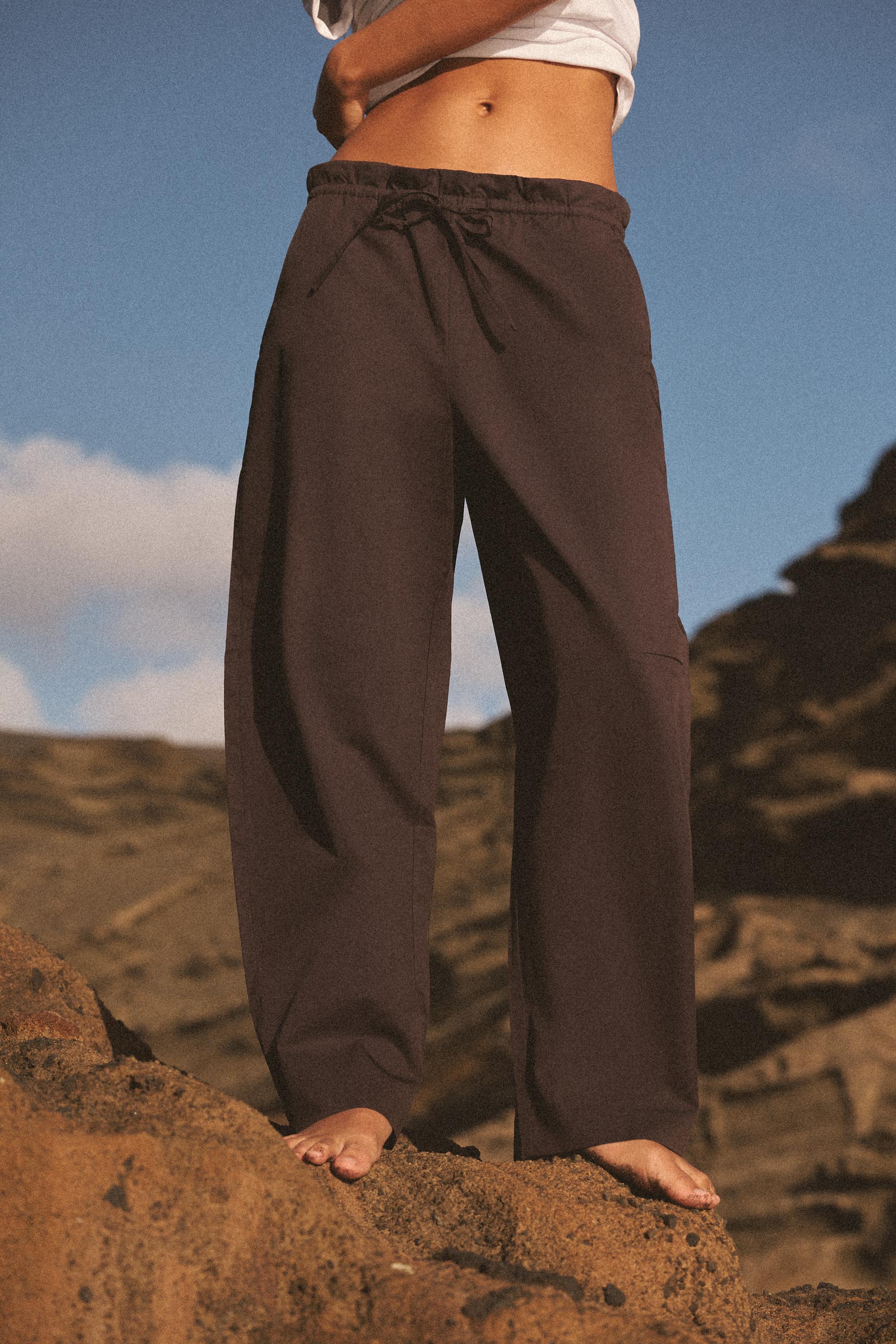 レディースブラウンパンツ | ZARA 日本