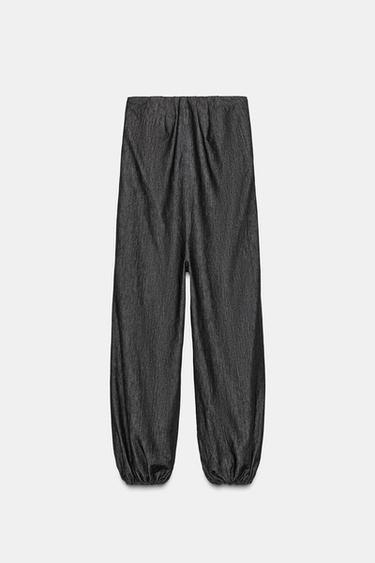 TRF DENIM BANDEAU JUMPSUIT - Black by Zara - Image 5
