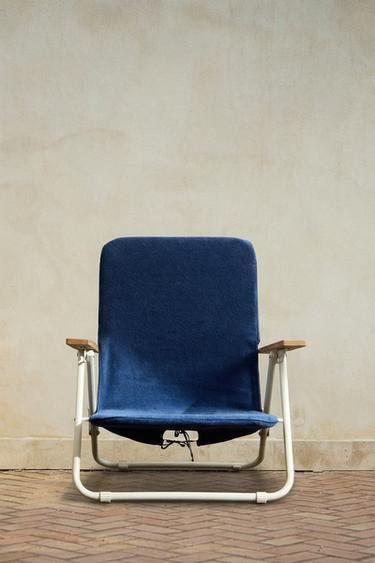 TOWEL BEACH CHAIR COVER - Mid-blue by Zara
