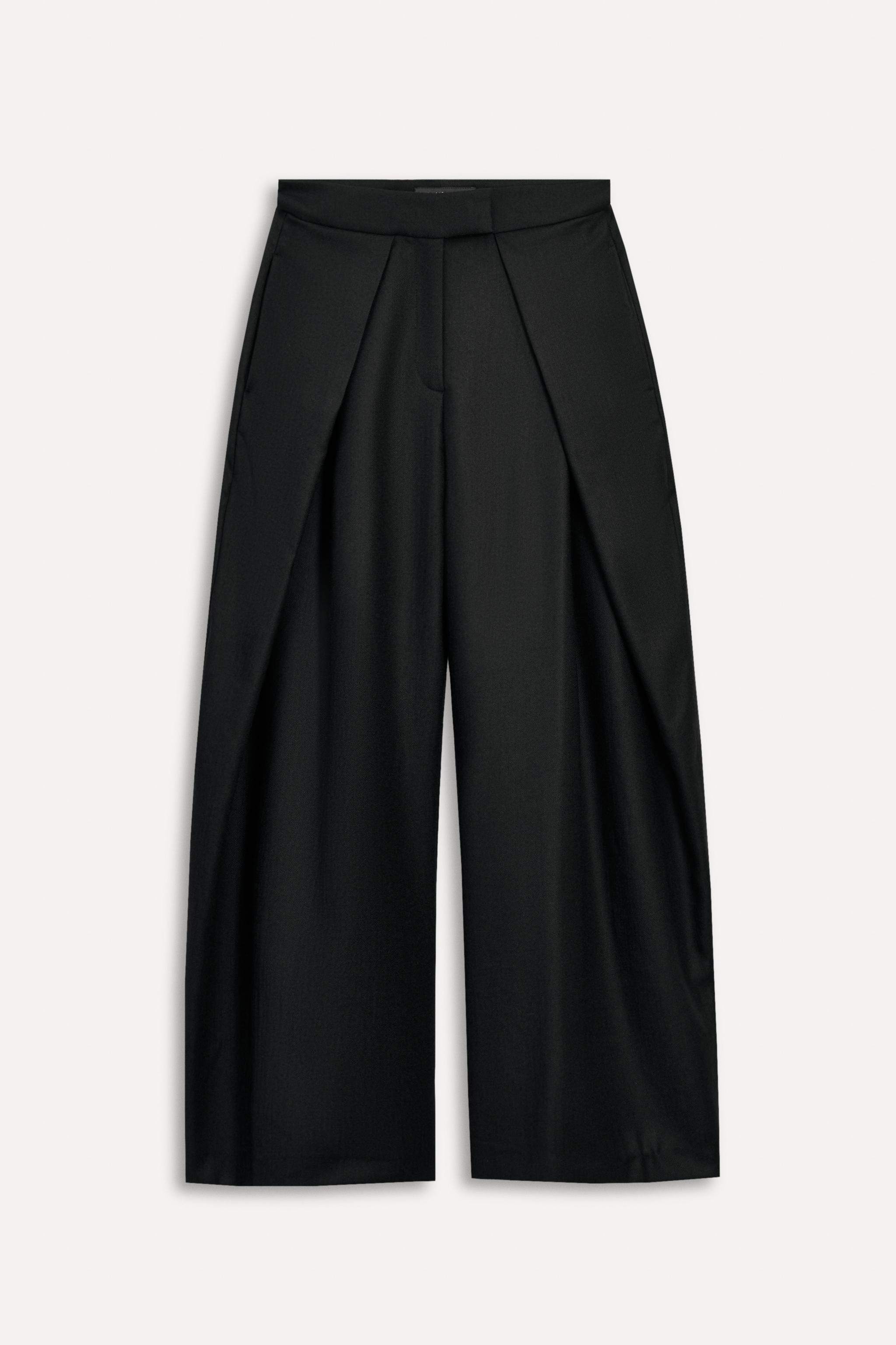 50TH ANNIVERSARY WOOL BLEND PANTS - Black | ZARA Canada