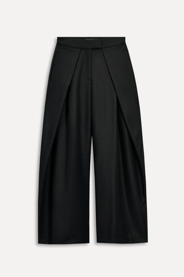CHUNKY WOOL TROUSERS 50TH ANNIVERSARY - Black by Zara - Image 1