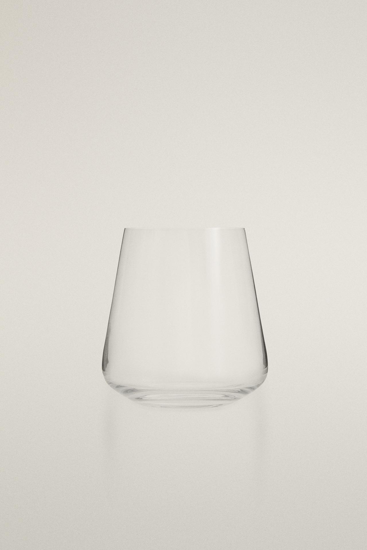 BOHEMIA CRYSTAL TUMBLER — Transparent