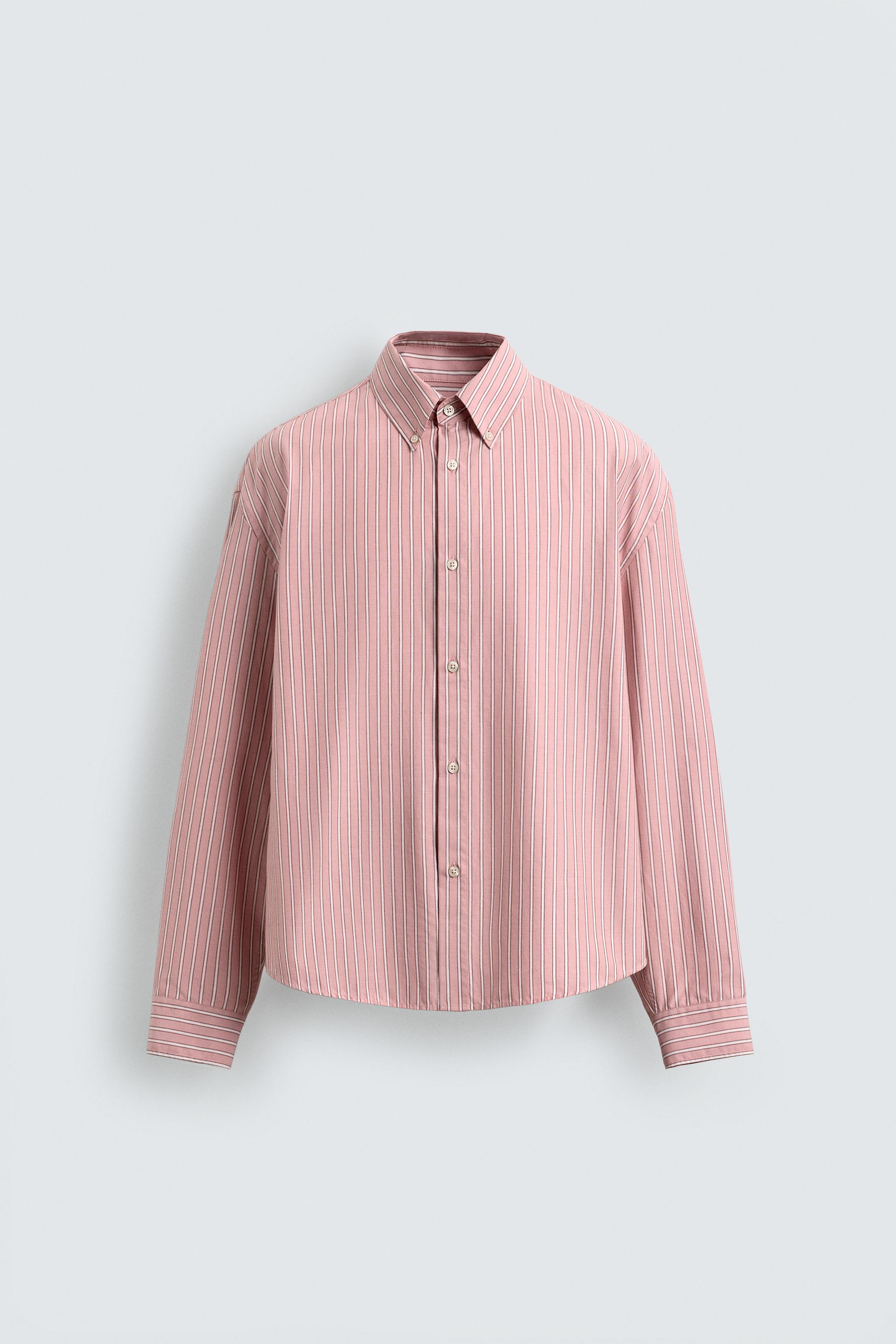 CHEMISE À RAYURES COUPE DÉCONTRACTÉE