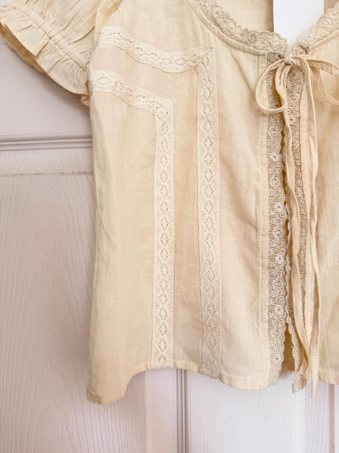 EMBROIDERED GAUZE SHIRT - Image 3