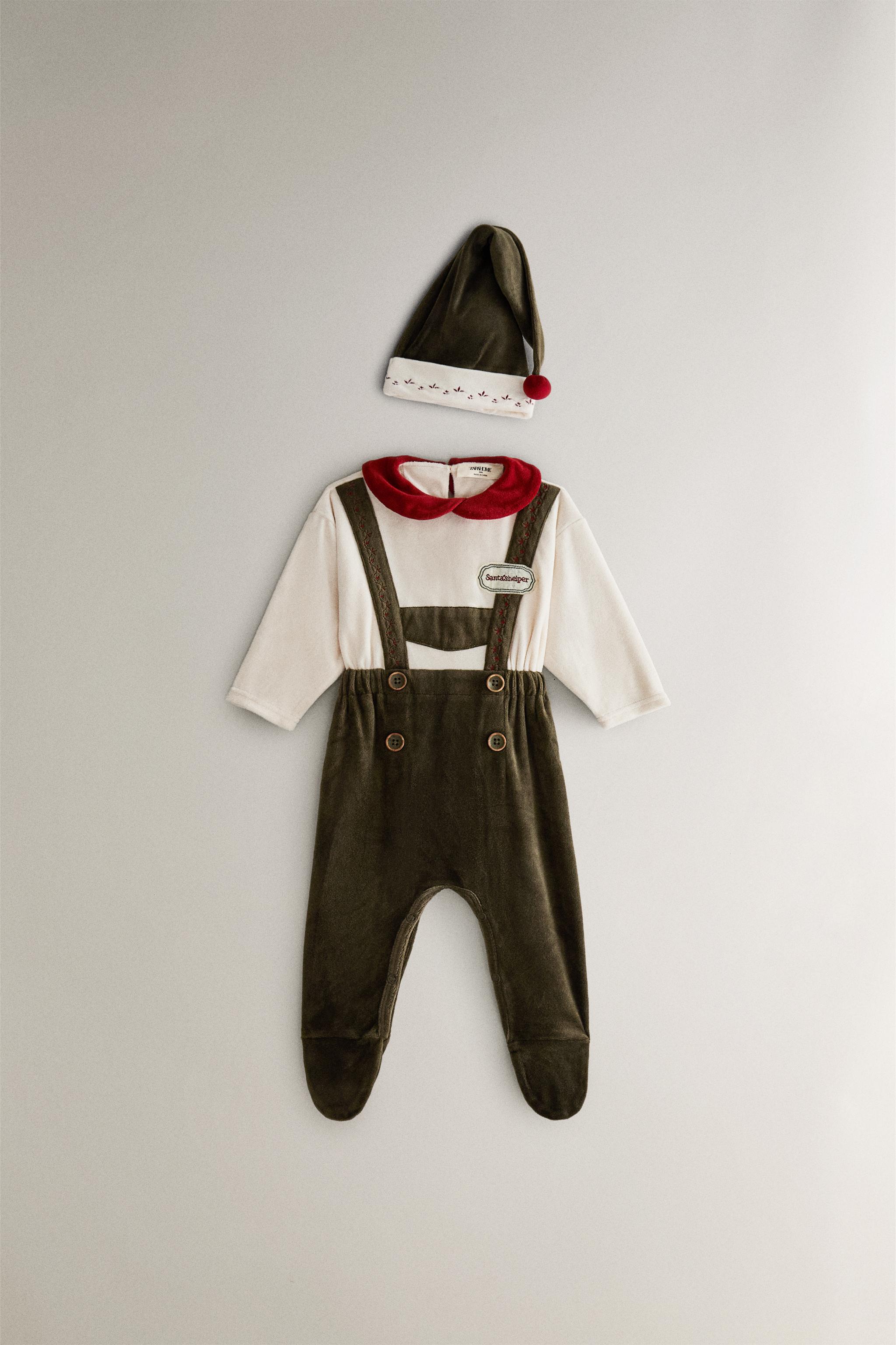 Elfo Pagliaccetto Neonata Natale Hifot Vestito Da Babbo Natale Per