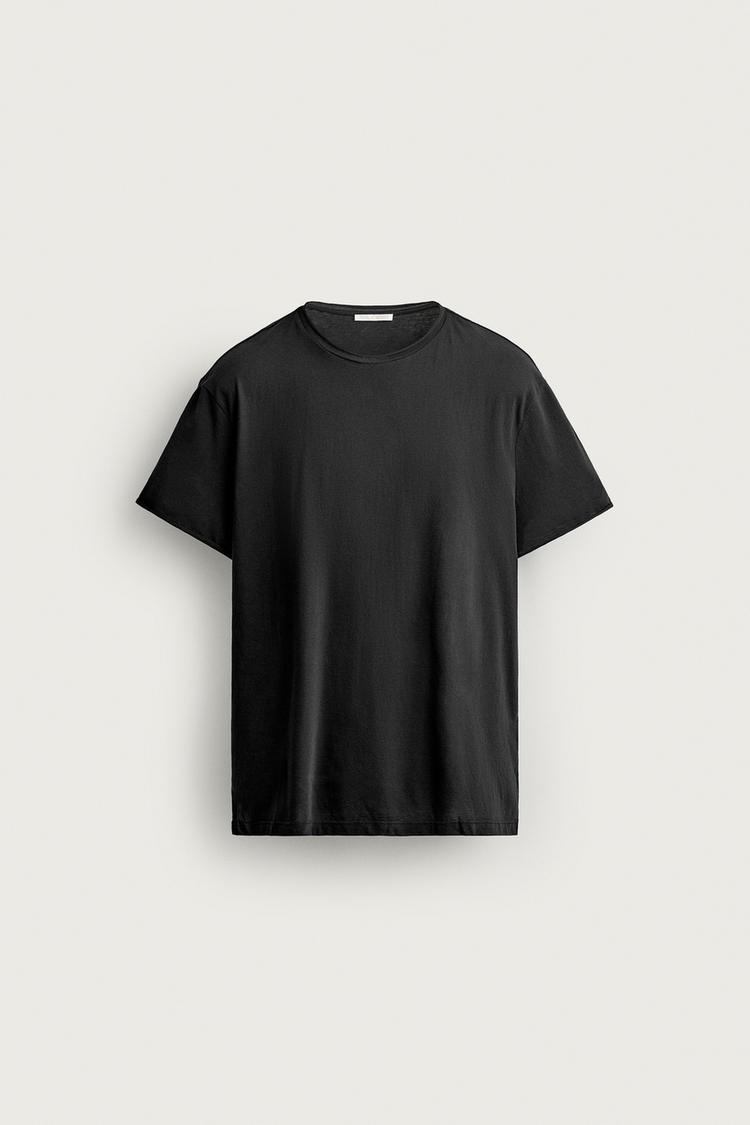 BASIC IRREGULAR FINISH T-SHIRT