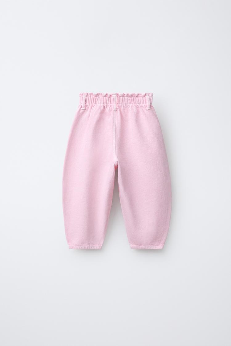 Pantalones baggy de twill con bolsillos de corazón 2