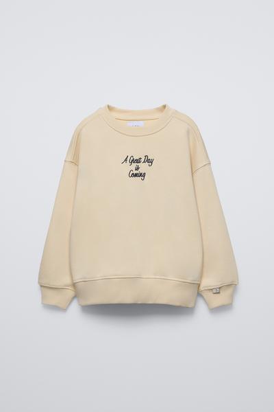 SLOGAN İŞLEMELİ SWEATSHIRT_1