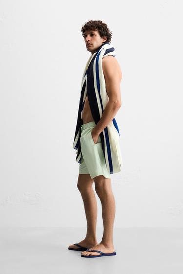 MAILLOT DE BAIN LONG - Vert d'eau de Zara - Image 4