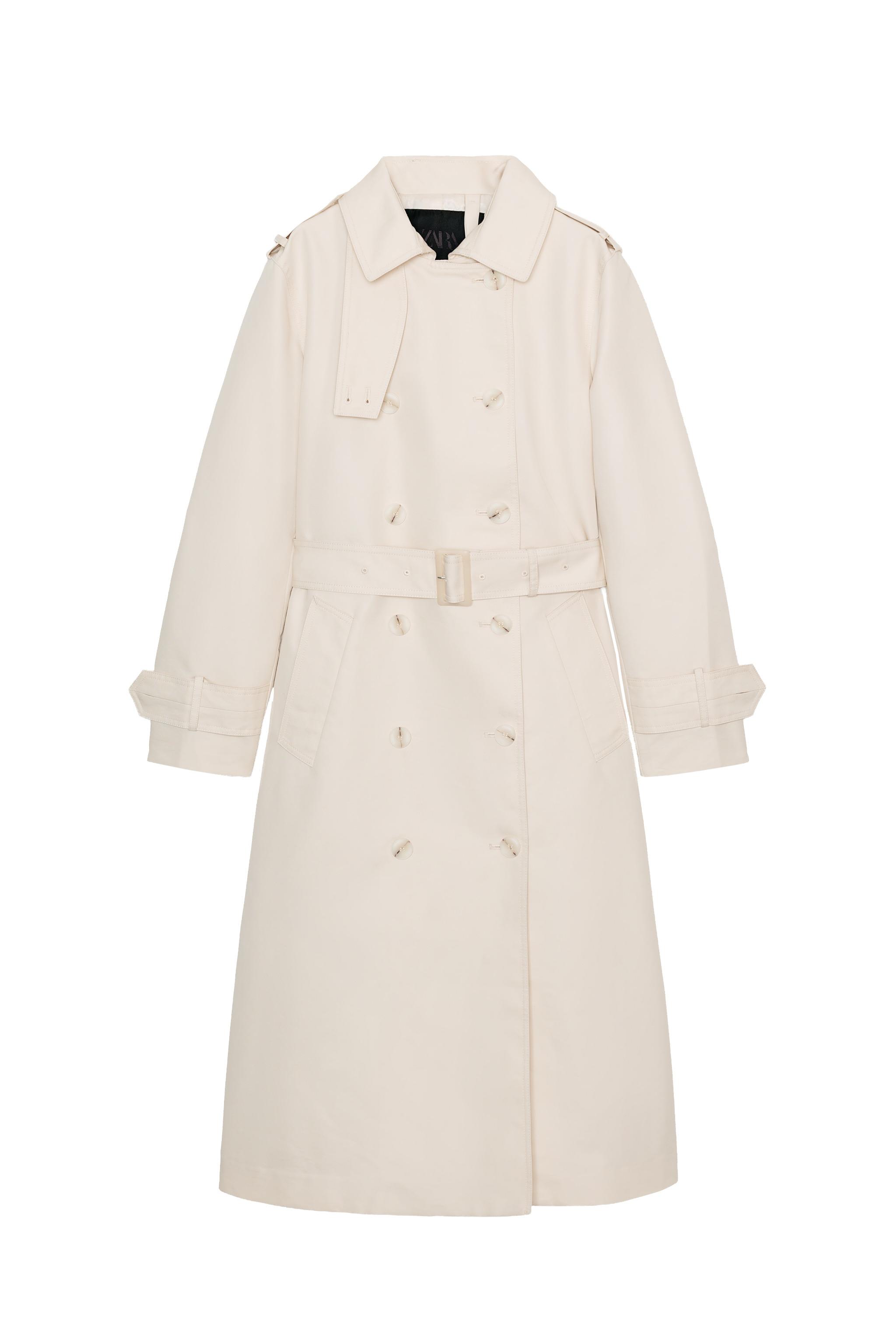 ベルト付きトレンチコート ZW COLLECTION - ライトベージュ | ZARA