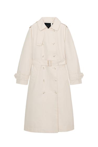 Zara BELTED TRENCH COAT ZW COLLECTION - Light beige