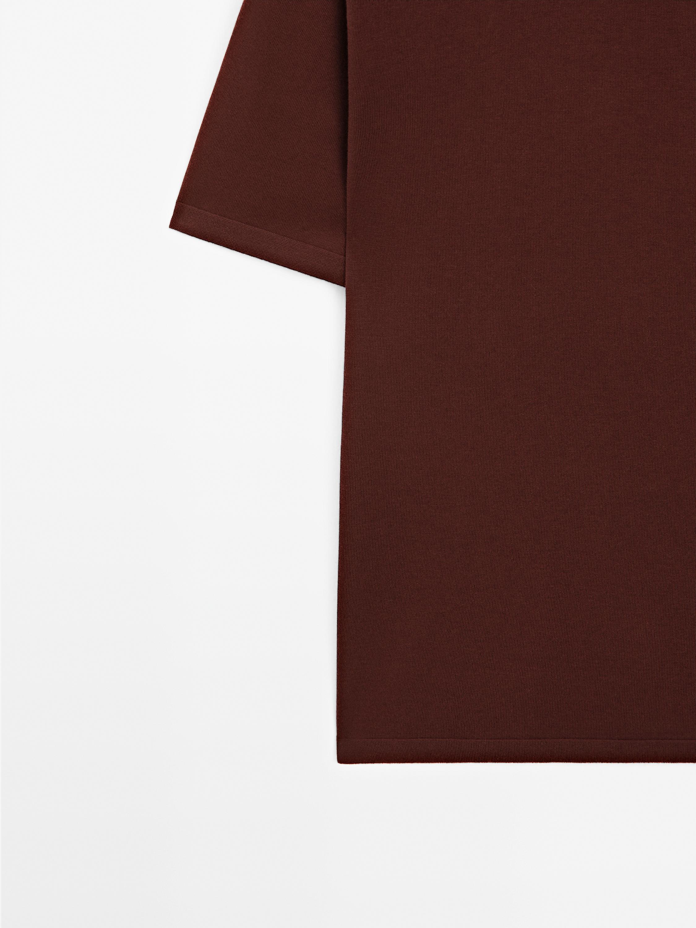 T-shirt en maille 100 % coton