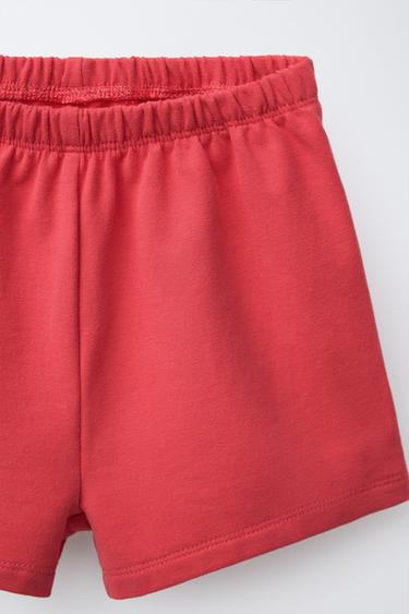 SLOGAN SWEATSHIRT AND BERMUDA SHORTS SET - Red by Zara - Image 5