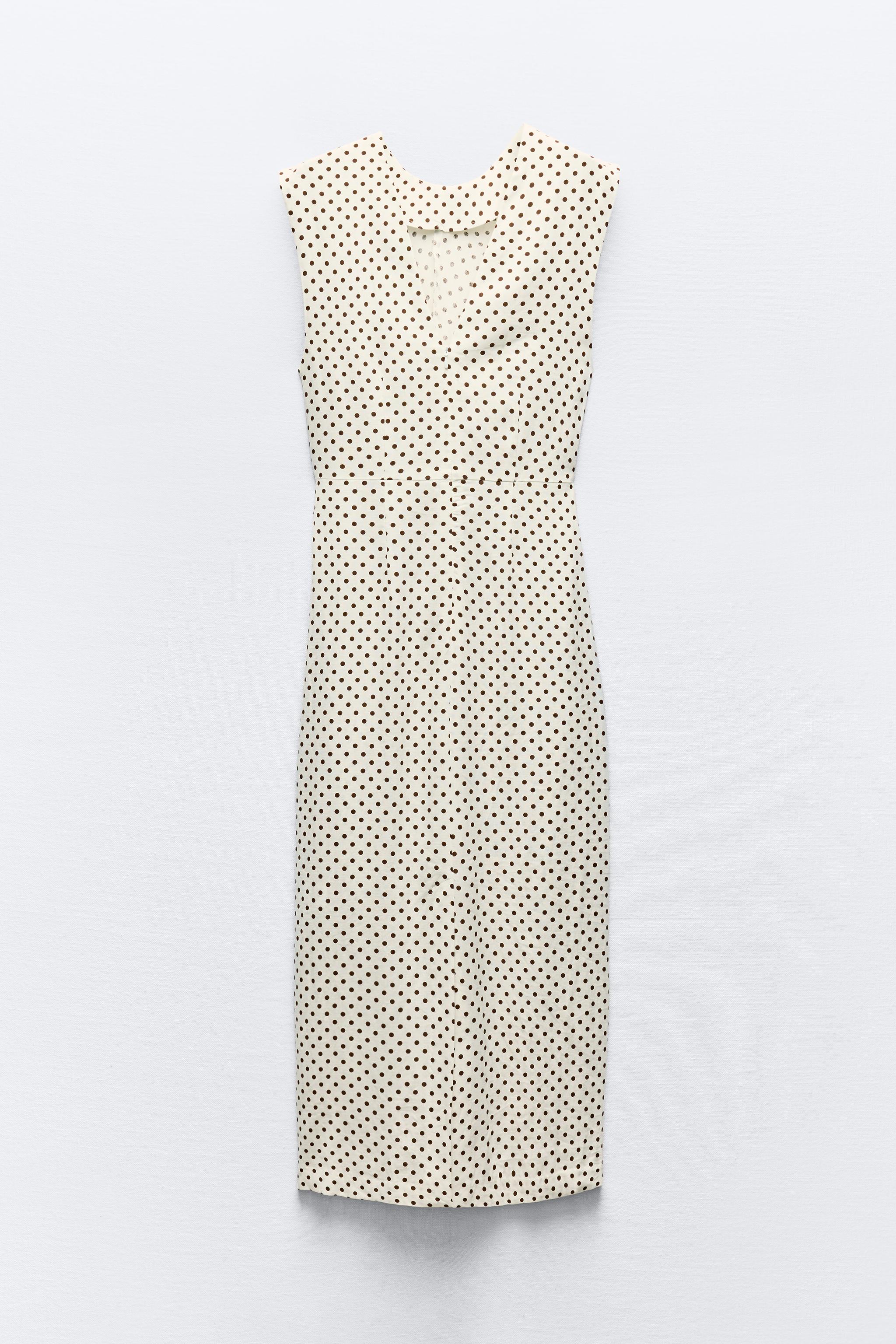 Polkadot jurk zara sale