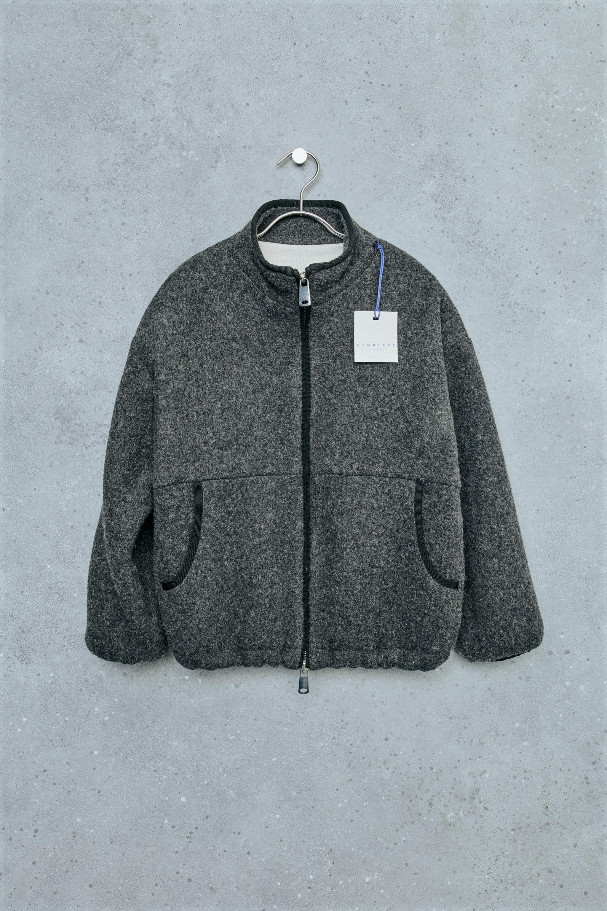 STORIESZ - BLOUSON BOMBER EN LAINE
