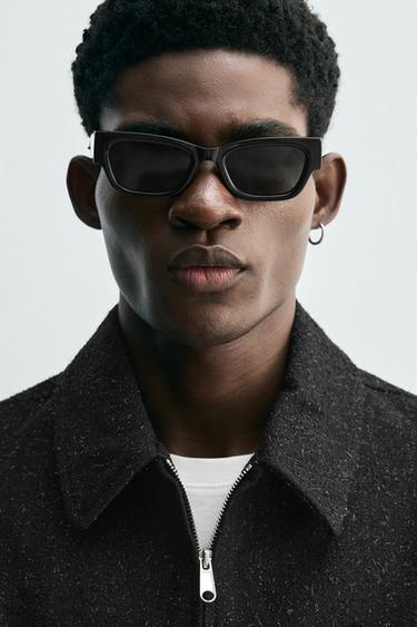 CAZADORA TEXTURA BRILLO - Negro de Zara