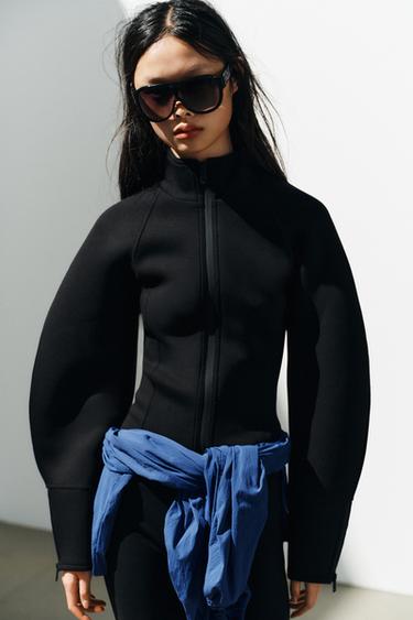 ZIPPED JACKET - Black by Zara