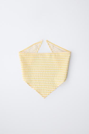 STRIPED BANDANA - Yellow by Zara - Image 3
