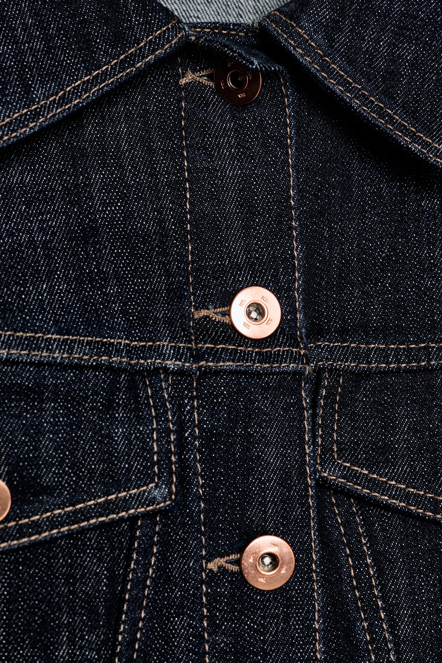 Женская куртка Zara Z1975 Denim Jacket, цвет: Синий — фото 9