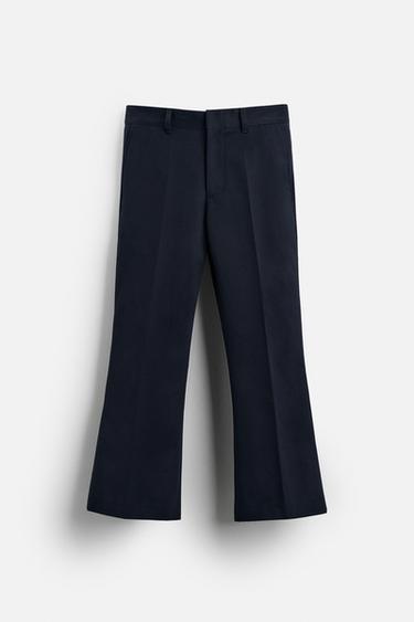 LIMITED EDITION FLARE FIT TROUSERS - Blue by Zara - Image 4