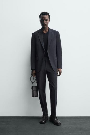 ТЕХНИЧЕСКИЙ БЛЕЙЗЕР NON-IRON — МОРСКОЙ СИНИЙ от Zara