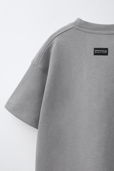 ENSEMBLE T-SHIRT ET BERMUDA INTERLOCK - Gris chiné de Zara - Image 7