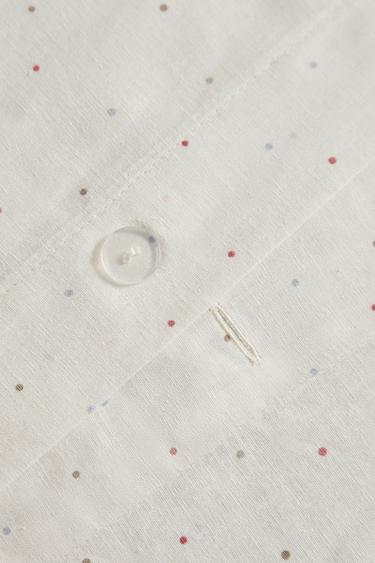 KIDS' POLKA DOT DUVET COVER - Oyster-white by Zara - Image 3
