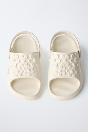 CLAQUETTES FANTAISIE - Blanc écru de Zara - Image 3