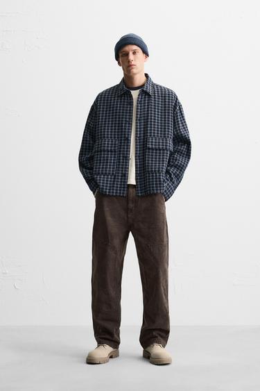 CAMISA XADREZ DA ALL CAPS STUDIO - Azul da Zara - Imagem 0