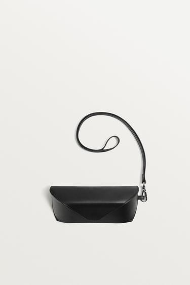 FUNDA DE GAFAS PIEL - Negro de Zara