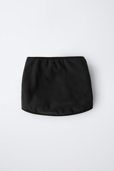 POLARTEC ® FLEECE NECK WARMER - Black by Zara - Image 3