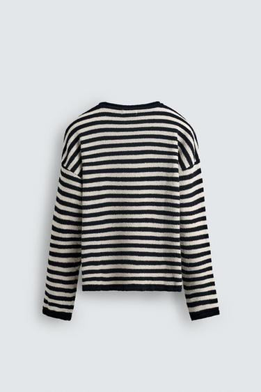 LIGHTWEIGHT STRIPED SWEATER - Stripes by Zara - Image 7