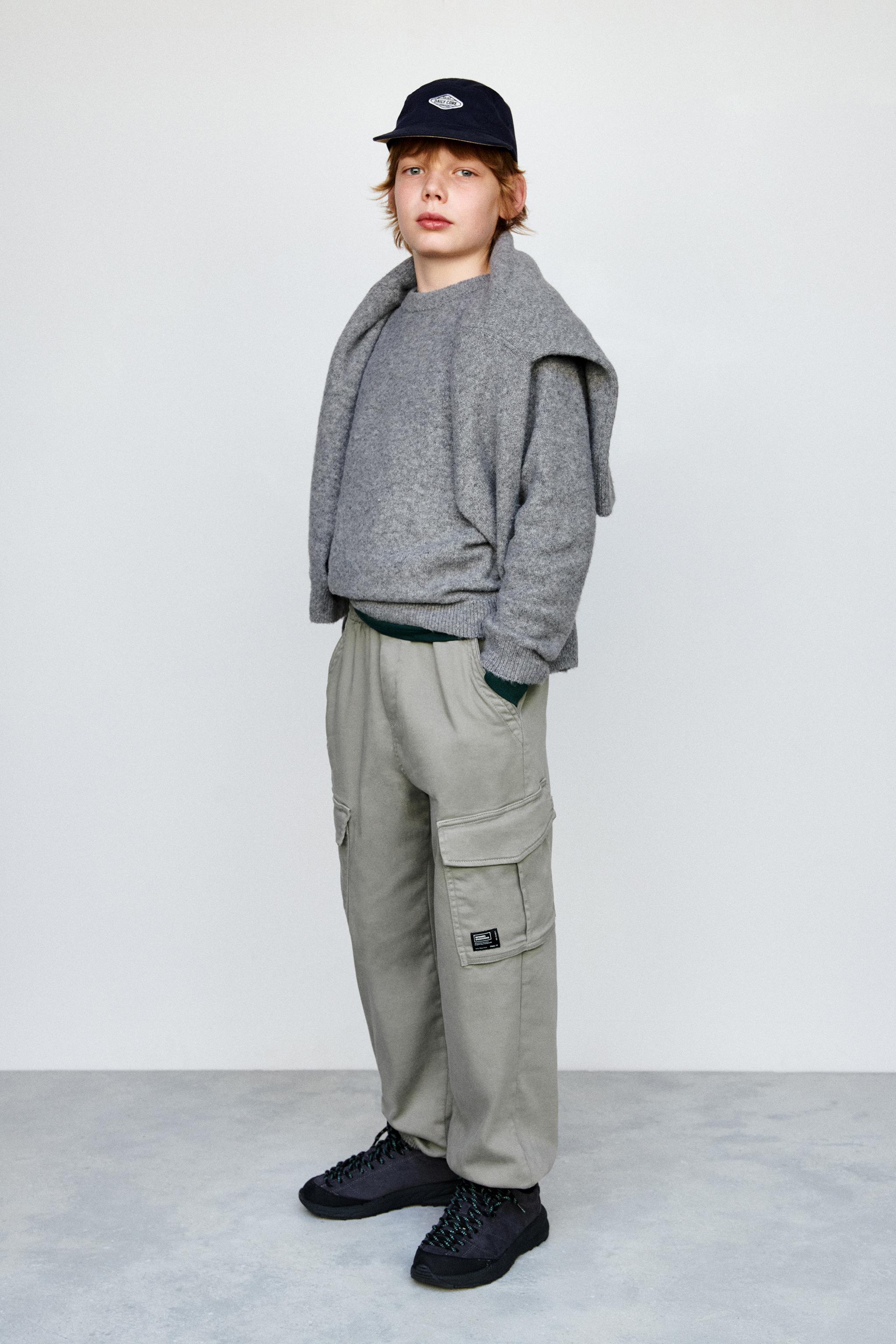 LABEL CARGO JOGGER PANTS