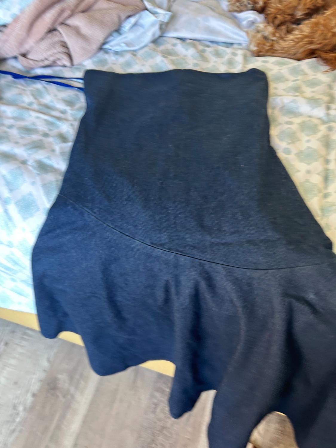 ASYMMETRIC TRF DENIM DRESS - Image 4